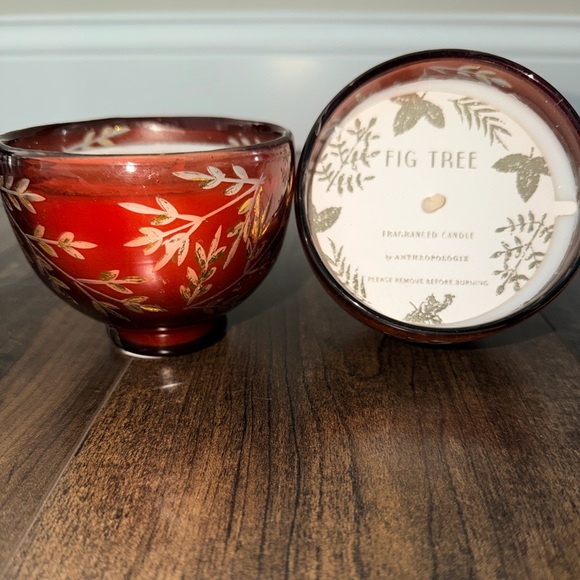 Anthropologie Other - Anthropologie Red Fig Tree Candle Holder